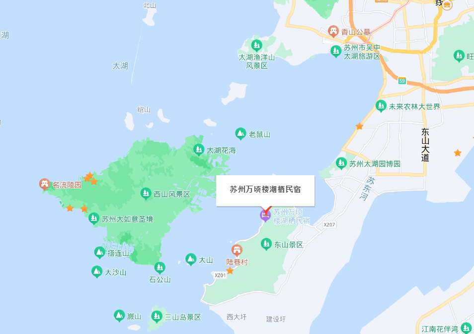 东山万顷楼湖栖